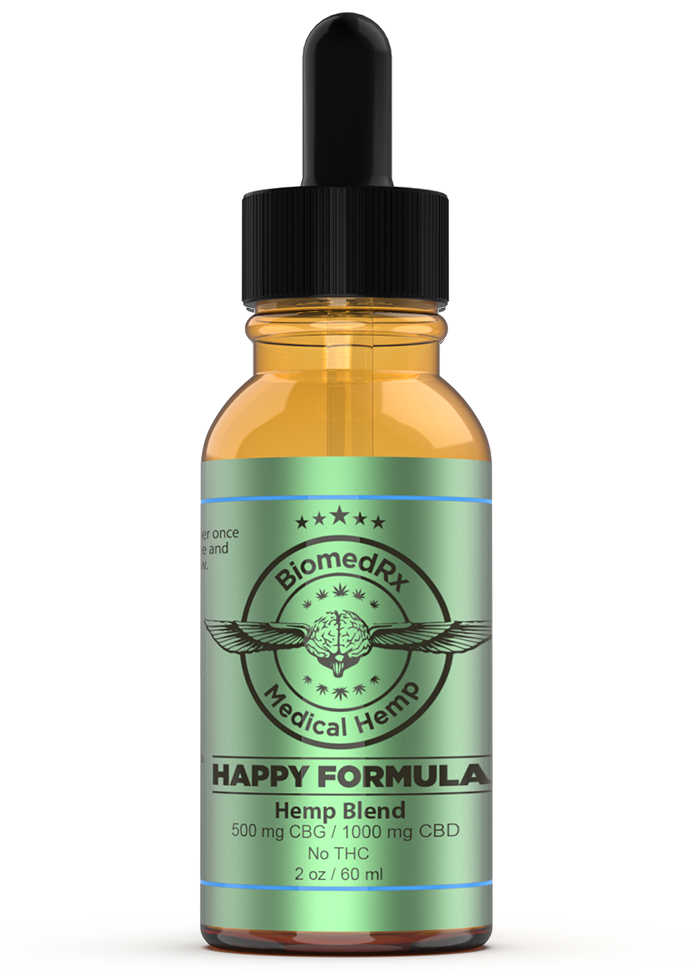 Happy Formula 500mg CBG 1000mg CBD